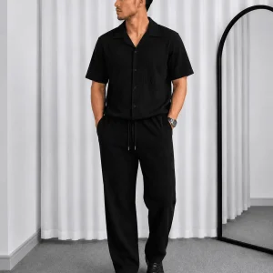 Premium quality casual platted shirt & pant set